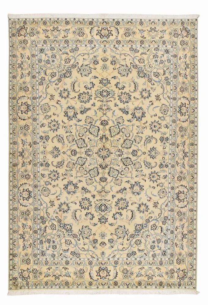 Tapete Persa - Nain - 286 x 198 cm - areia