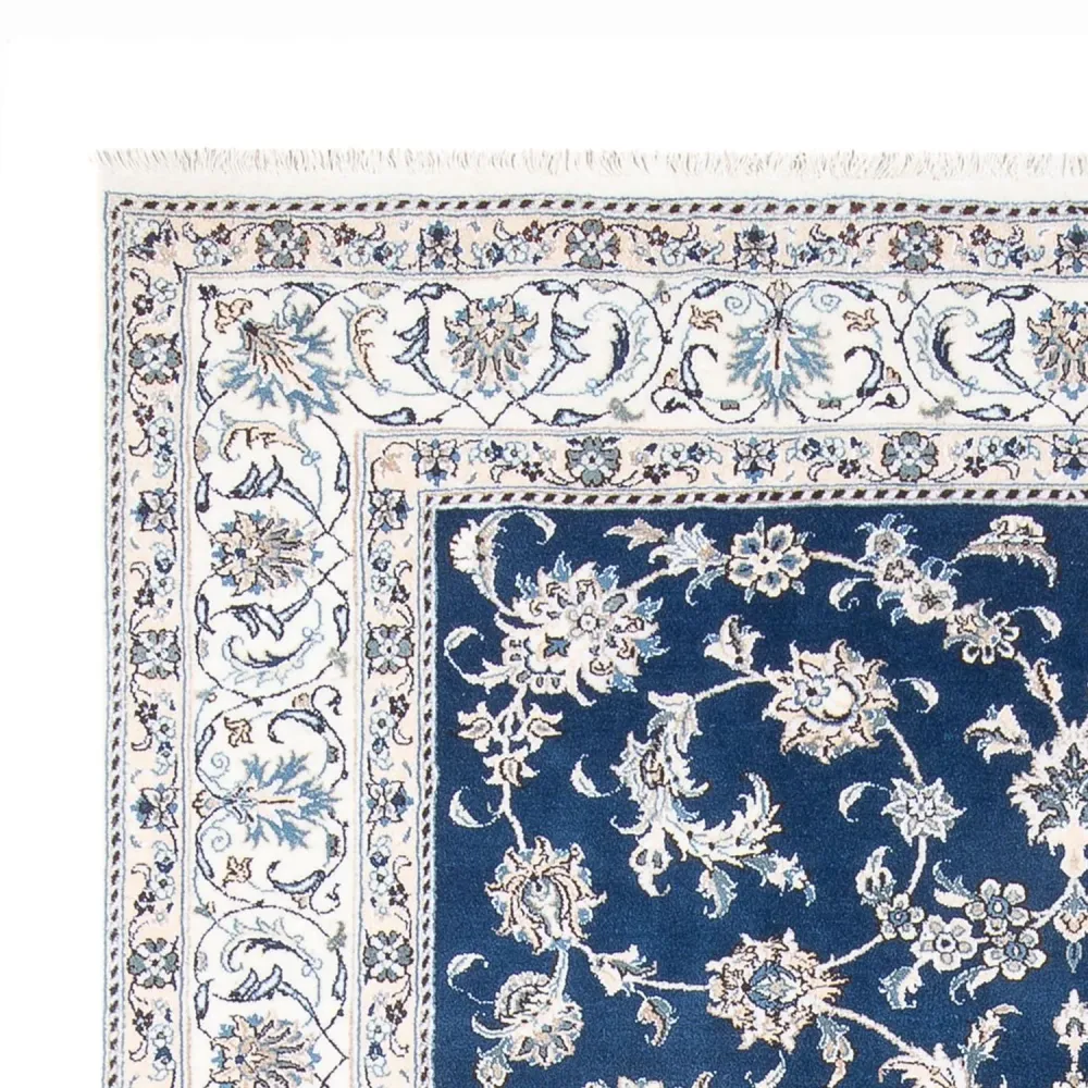Tapete Persa - Nain - 291 x 194 cm - azul