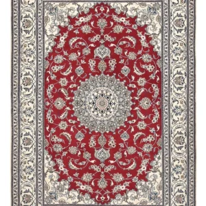 Tapete Persa - Nain - 292 x 202 cm - vermelho