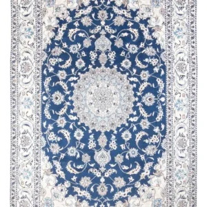 Tapete Persa - Nain - 296 x 196 cm - azul