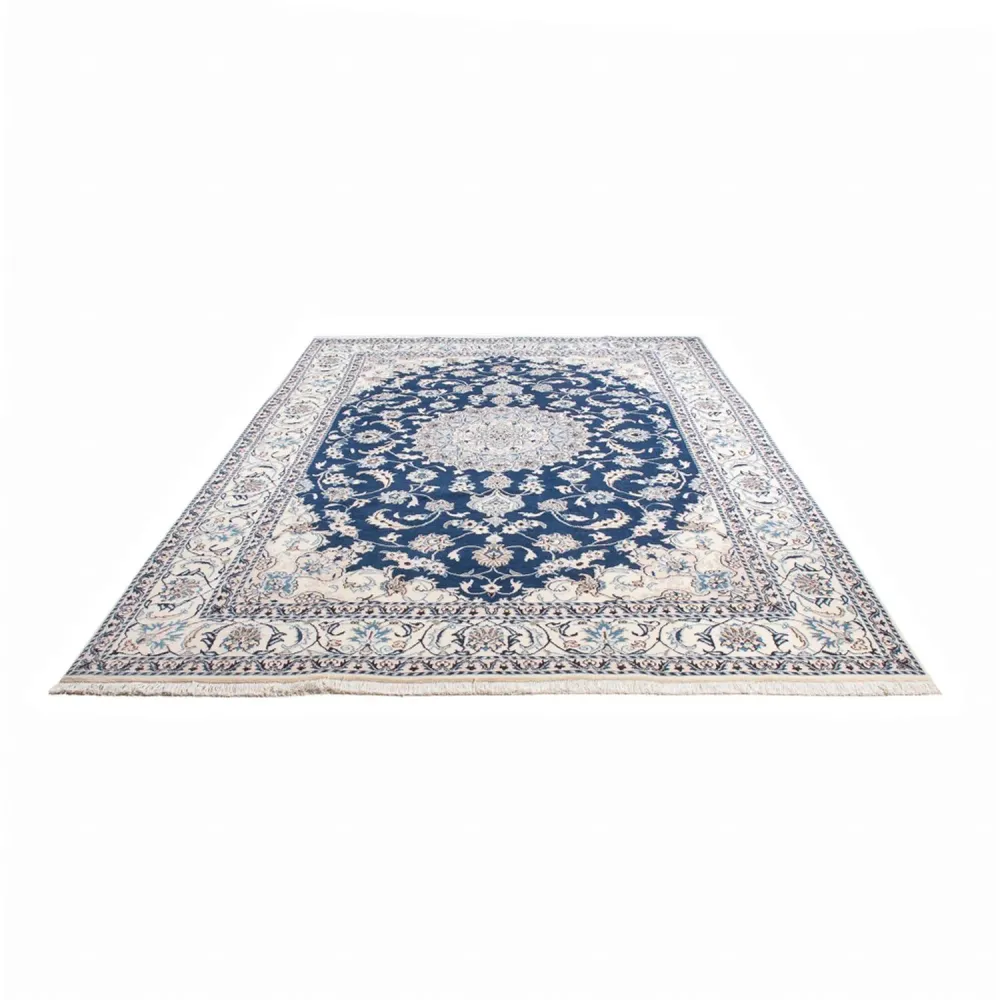 Tapete Persa - Nain - 296 x 196 cm - azul