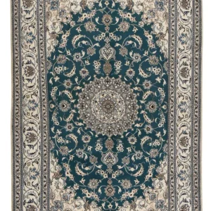 Tapete Persa - Nain - 302 x 195 cm - verde