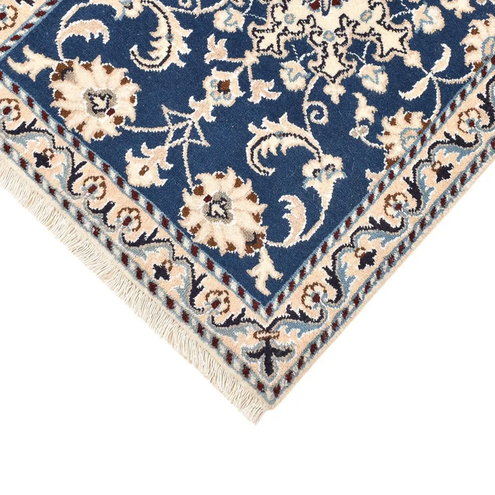 Tapete Persa - Nain - 85 x 60 cm - azul