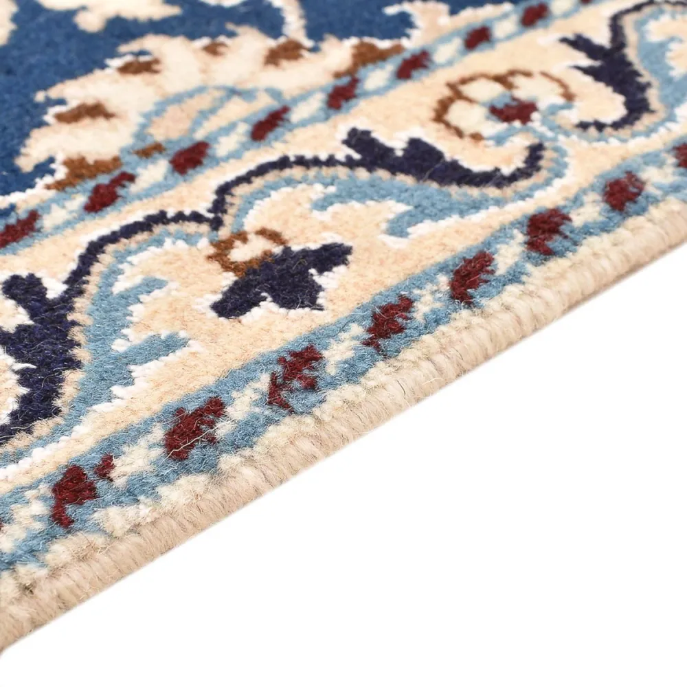 Tapete Persa - Nain - 85 x 60 cm - azul
