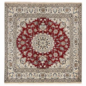 Tapete Persa - Nain praç - 197 x 195 cm - vermelho