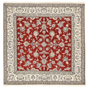 Tapete Persa - Nain praç - 203 x 193 cm - vermelho
