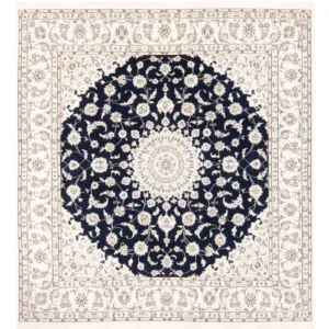 Tapete Persa - Nain praç - 210 x 200 cm - azul escuro
