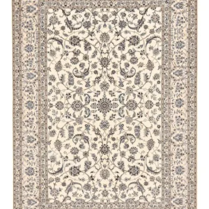 Tapete Persa - Nain - Premium - 297 x 205 cm - branco