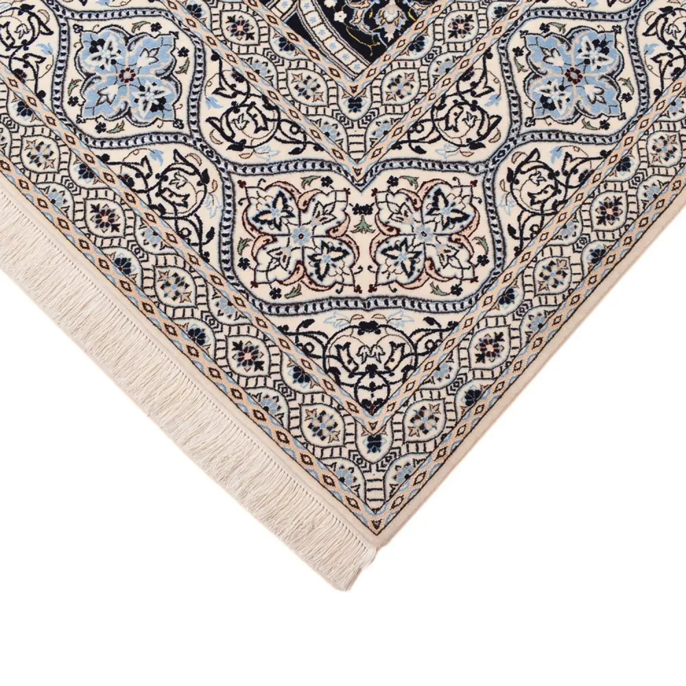 Tapete Persa - Nain - Premium - 307 x 262 cm - cinzento escuro