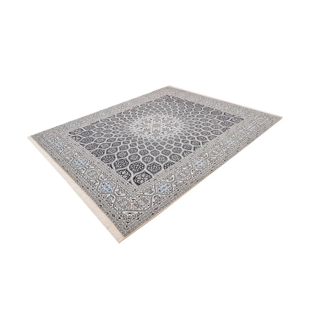 Tapete Persa - Nain - Premium - 307 x 262 cm - cinzento escuro
