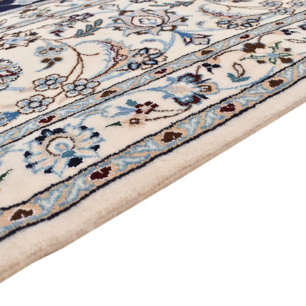 Tapete Persa - Nain - Premium - 310 x 210 cm - azul escuro