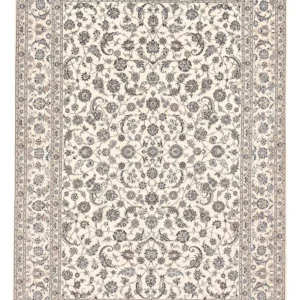 Tapete Persa - Nain - Premium - 364 x 259 cm - branco