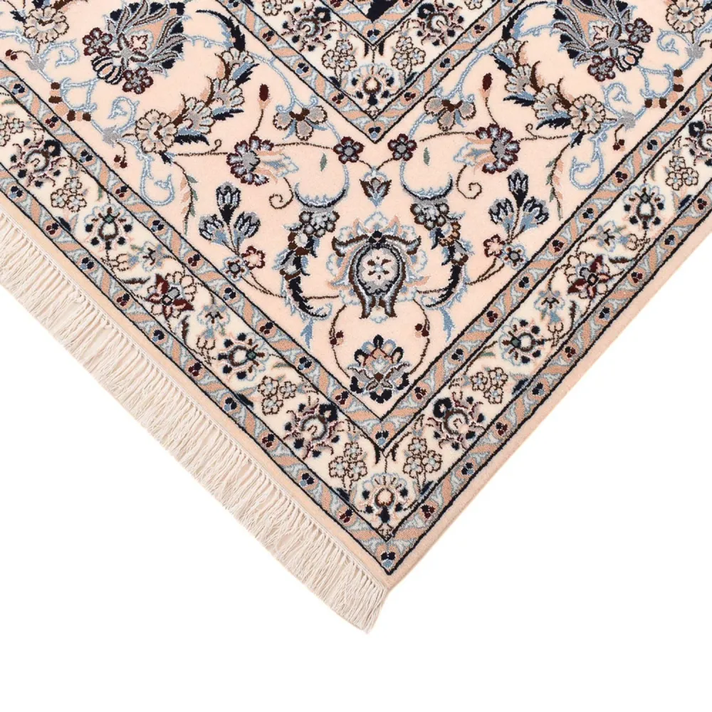 Tapete Persa - Nain - Premium praç - 246 x 250 cm - azul escuro