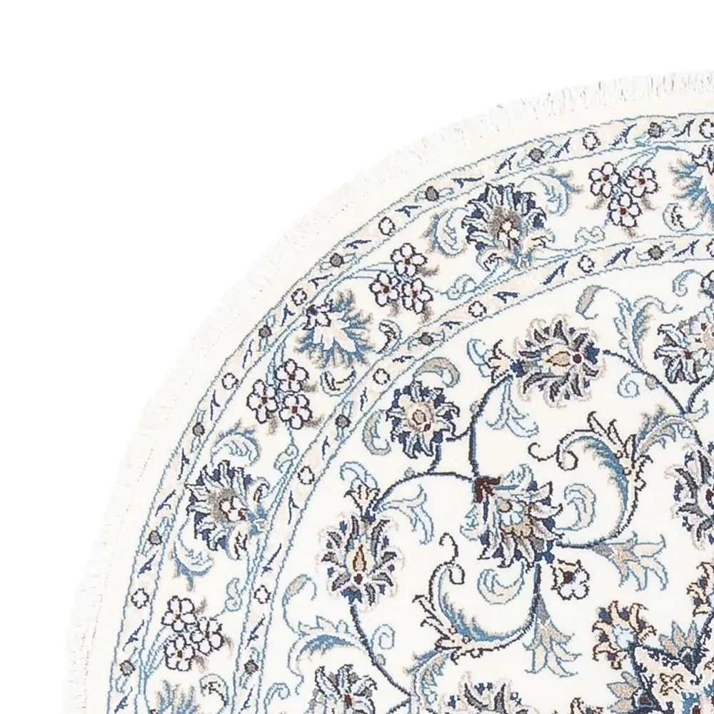 Tapete Persa - Nain ronda - 150 x 150 cm - creme