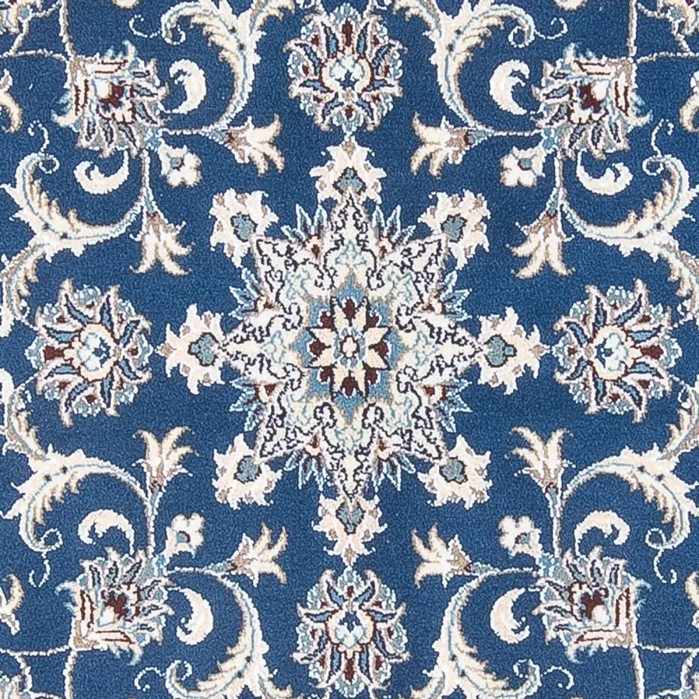 Tapete Persa - Nain ronda - 150 x 150 cm - azul