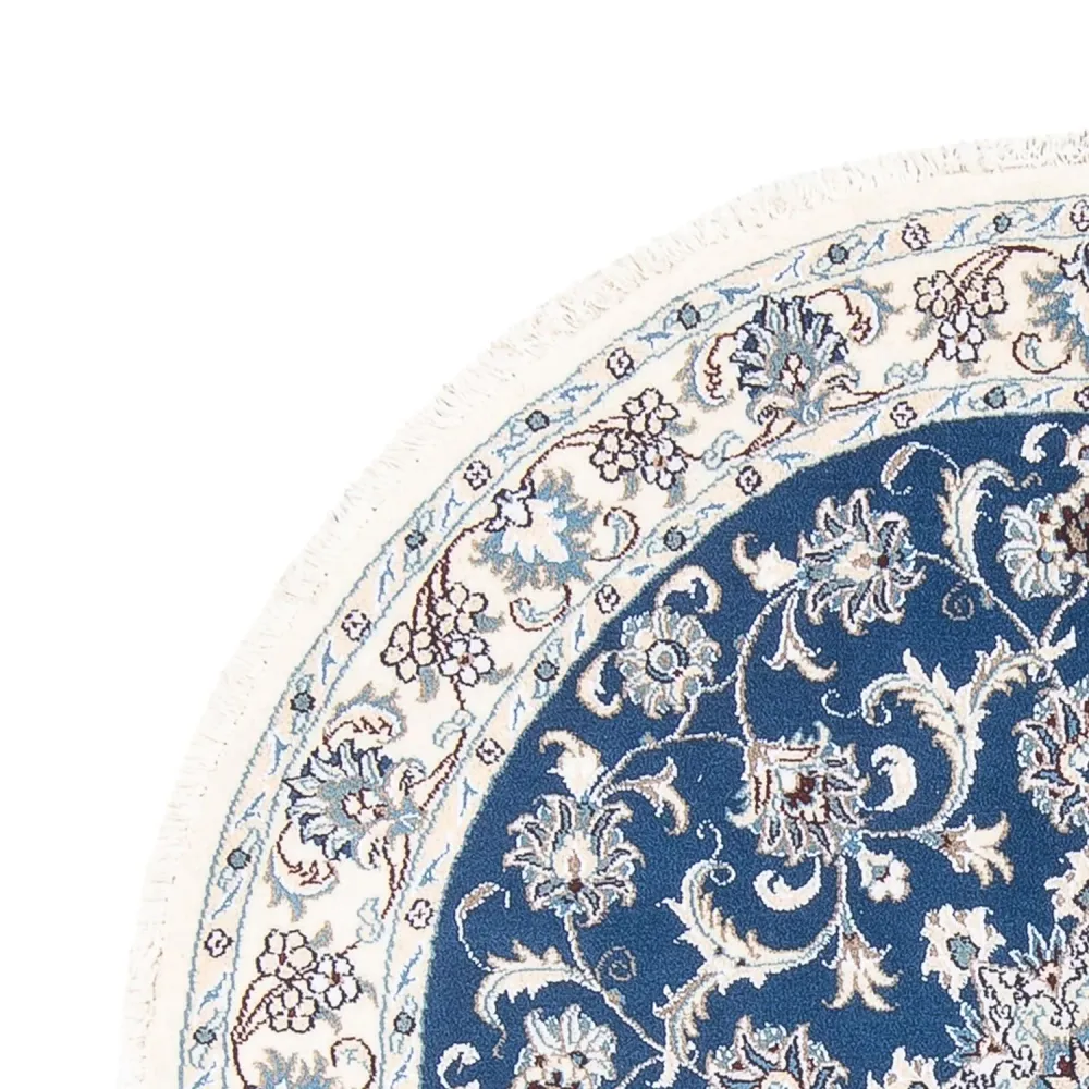 Tapete Persa - Nain ronda - 150 x 150 cm - azul