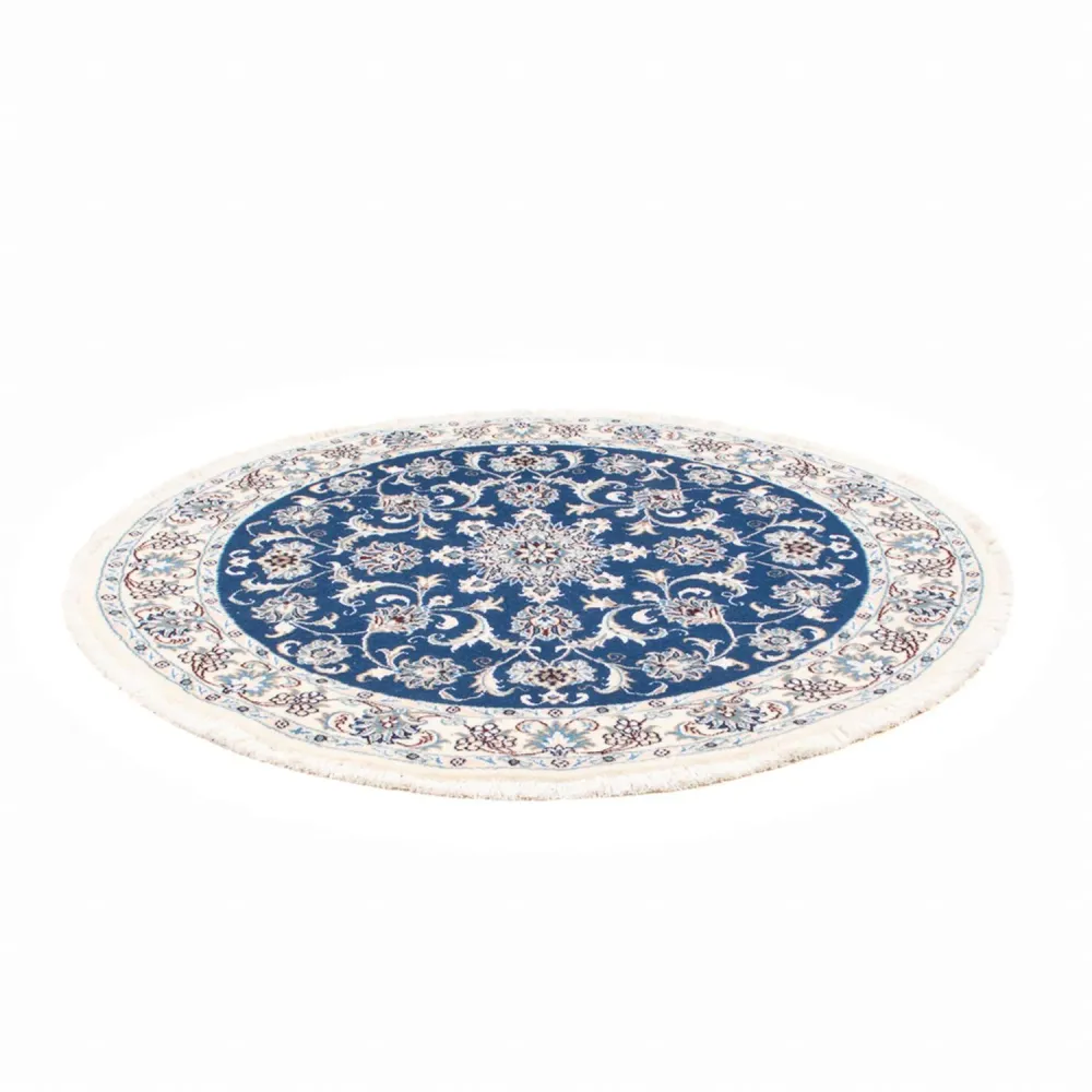 Tapete Persa - Nain ronda - 150 x 150 cm - azul