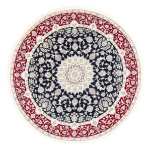 Tapete Persa - Nain ronda - 200 x 200 cm - azul escuro