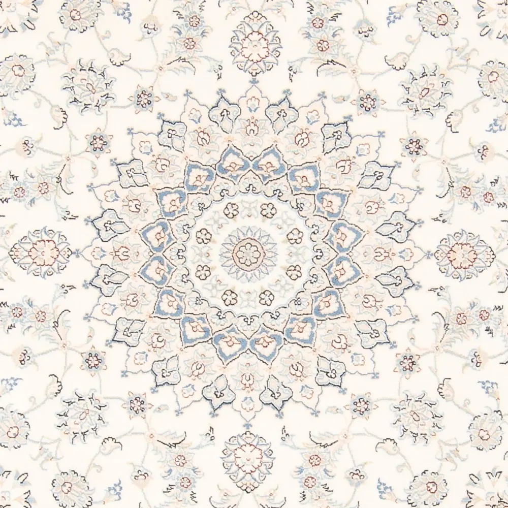 Tapete Persa - Nain ronda - 200 x 200 cm - creme