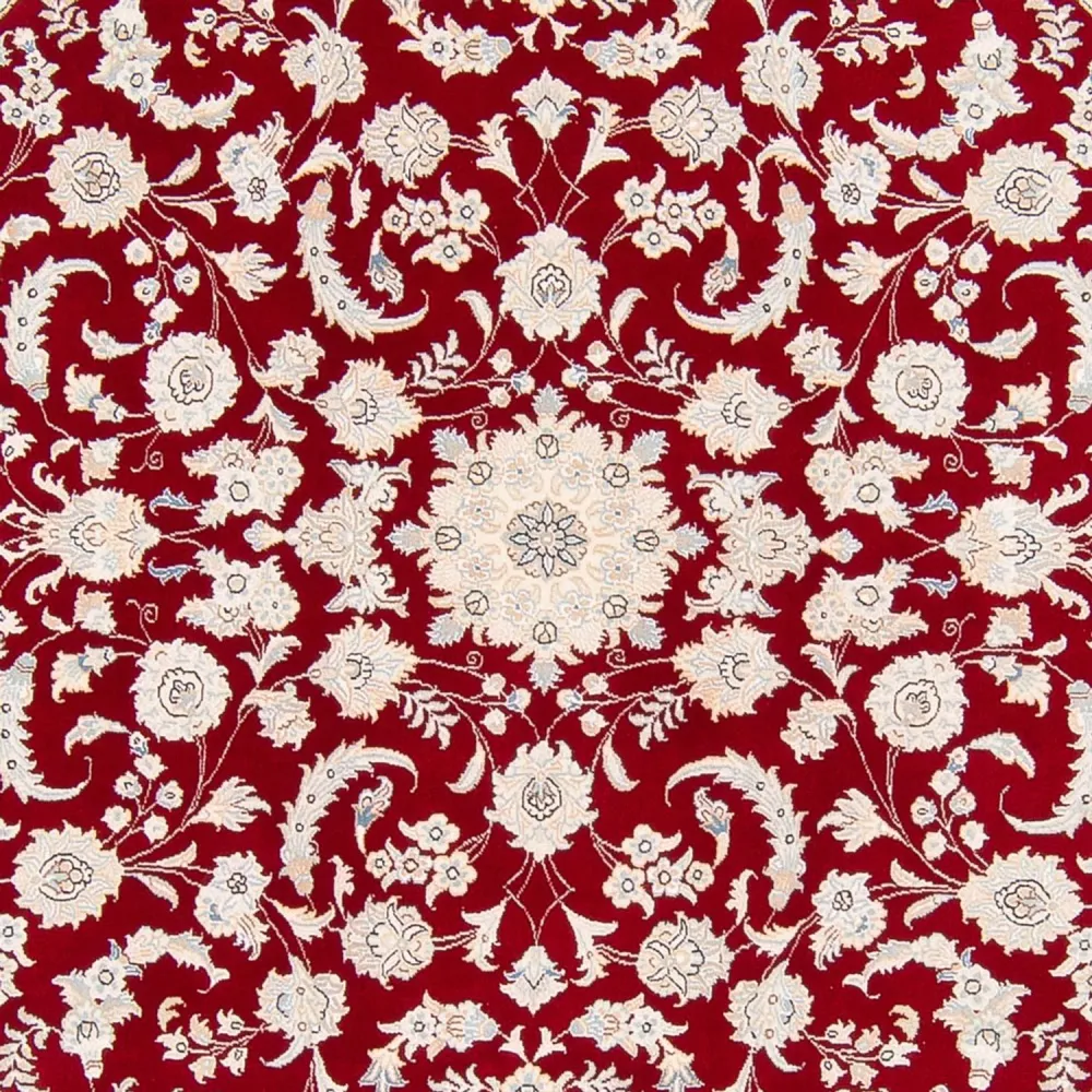 Tapete Persa - Nain ronda - 200 x 200 cm - vermelho