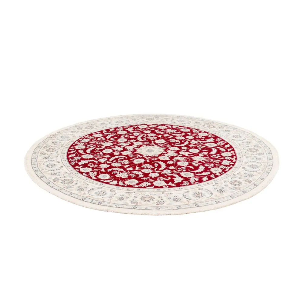 Tapete Persa - Nain ronda - 200 x 200 cm - vermelho