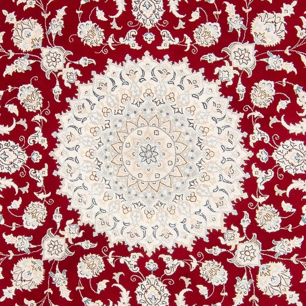 Tapete Persa - Nain ronda - 200 x 200 cm - vermelho