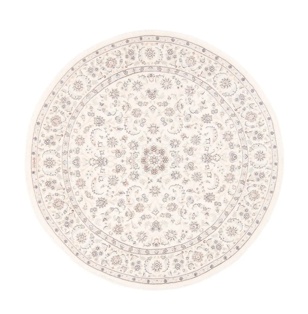 Tapete Persa - Nain ronda - 200 x 200 cm - creme