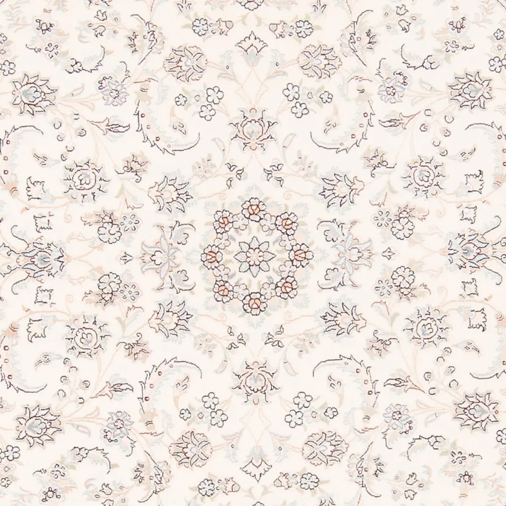 Tapete Persa - Nain ronda - 200 x 200 cm - creme