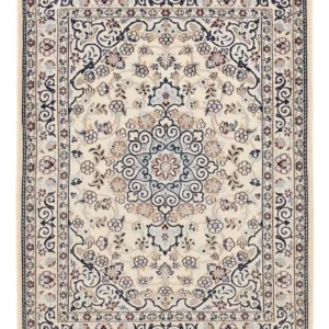 Tapete Persa - Nain - Royal - 105 x 81 cm - cinzento claro