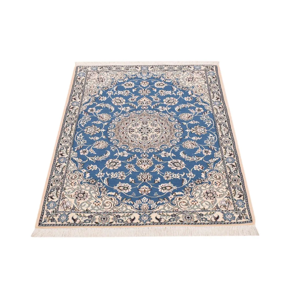 Tapete Persa - Nain - Royal - 127 x 90 cm - azul