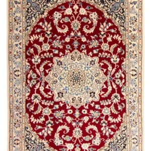 Tapete Persa - Nain - Royal - 148 x 96 cm - vermelho escuro