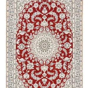 Tapete Persa - Nain - Royal - 155 x 105 cm - vermelho