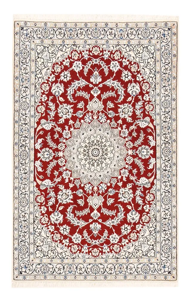 Tapete Persa - Nain - Royal - 155 x 105 cm - vermelho