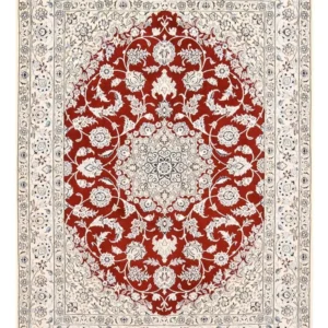 Tapete Persa - Nain - Royal - 205 x 148 cm - vermelho