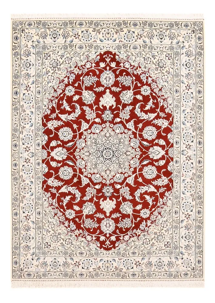 Tapete Persa - Nain - Royal - 205 x 148 cm - vermelho