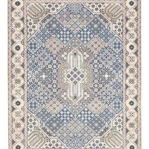 Tapete Persa - Nain - Royal - 219 x 155 cm - azul claro