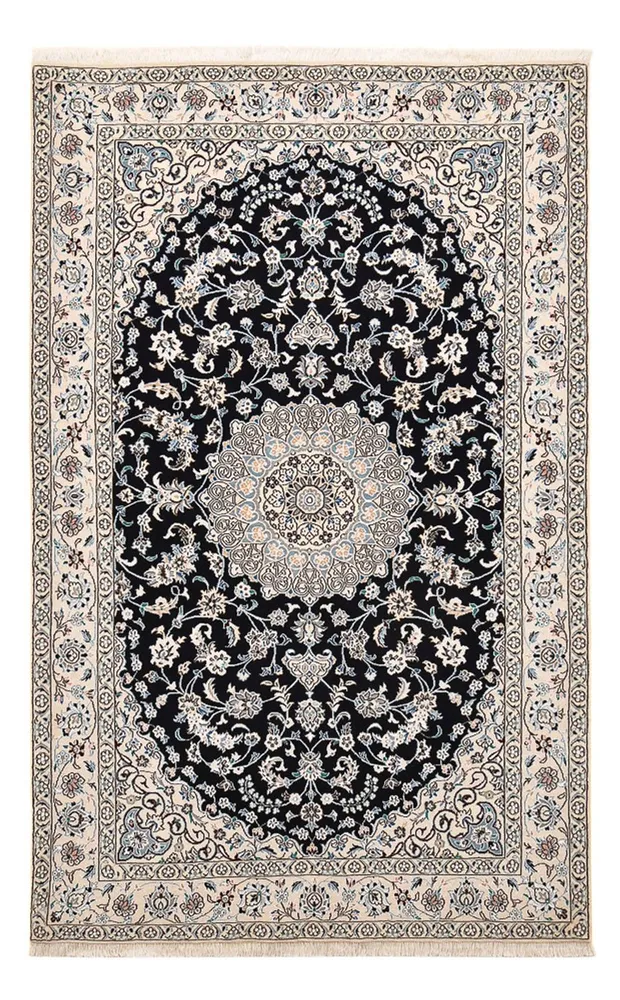 Tapete Persa - Nain - Royal - 250 x 153 cm - azul escuro