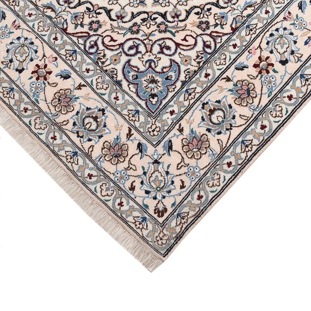 Tapete Persa - Nain - Royal - 250 x 155 cm - cinzento claro