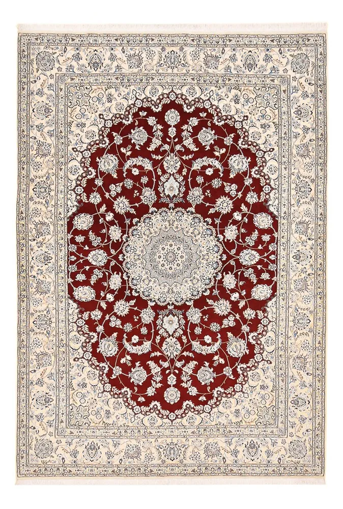 Tapete Persa - Nain - Royal - 355 x 241 cm - vermelho