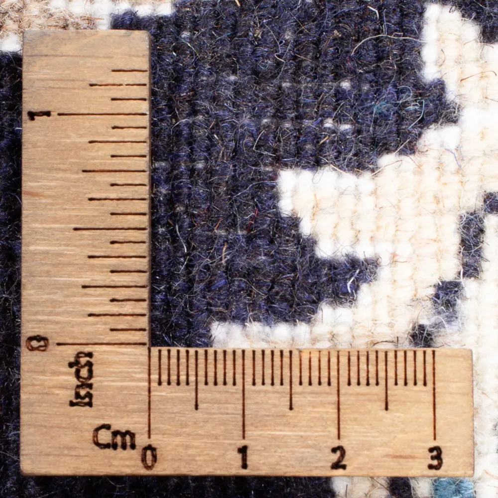 Tapete Persa - Nain - Royal - 90 x 60 cm - azul escuro