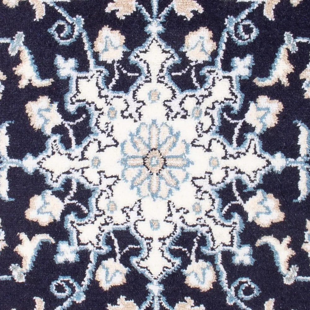 Tapete Persa - Nain - Royal - 90 x 60 cm - azul escuro