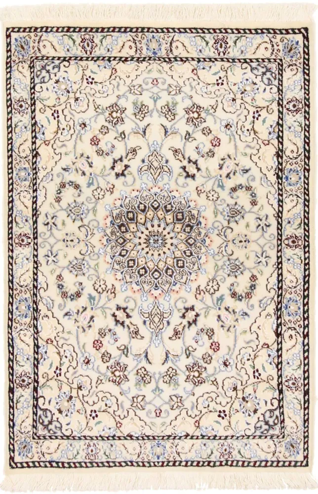 Tapete Persa - Nain - Royal - 90 x 60 cm - bege