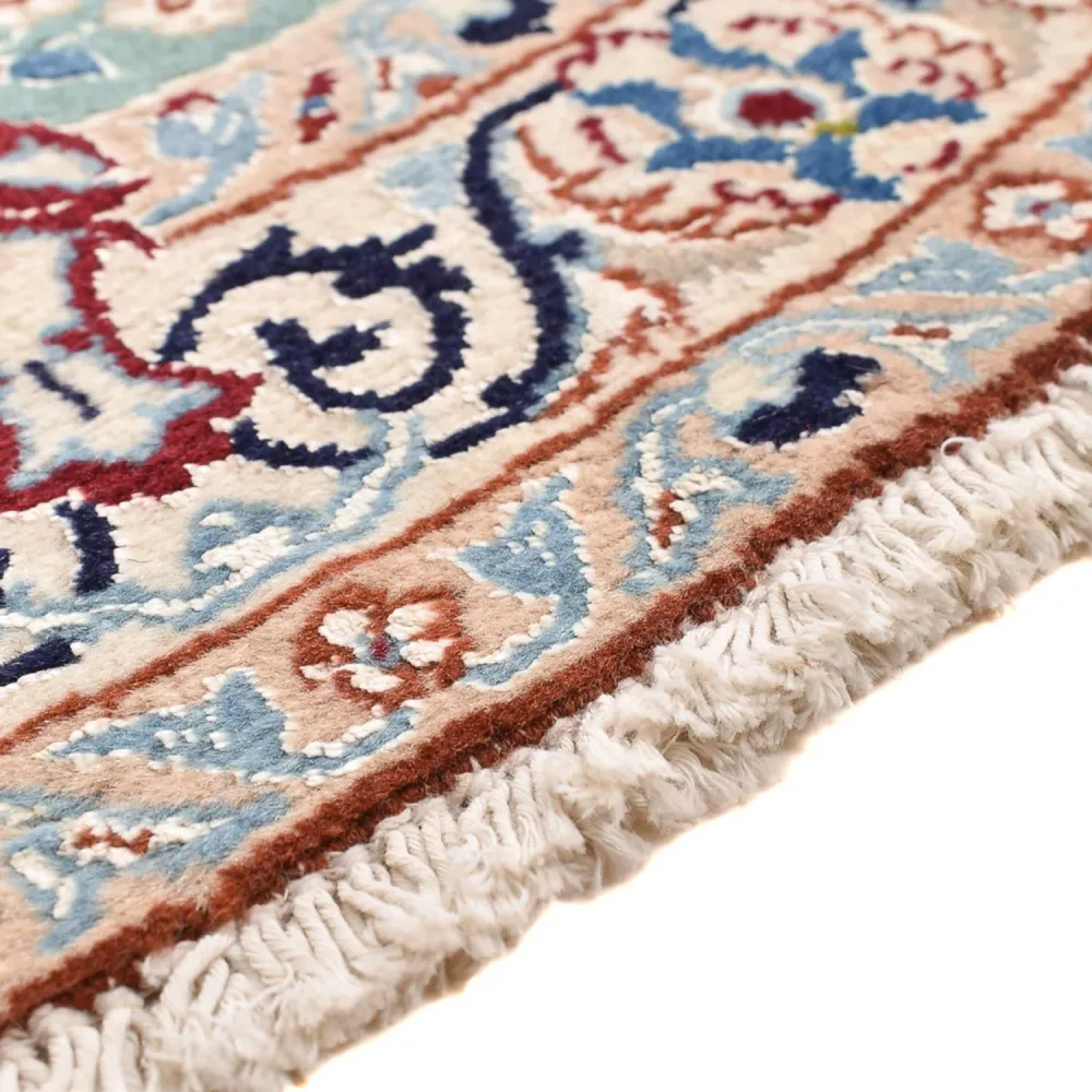 Tapete Persa - Nain - Royal ronda - 139 x 139 cm - verde claro