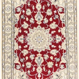 Tapete Persa - Nain - Royal - 90 x 60 cm - vermelho