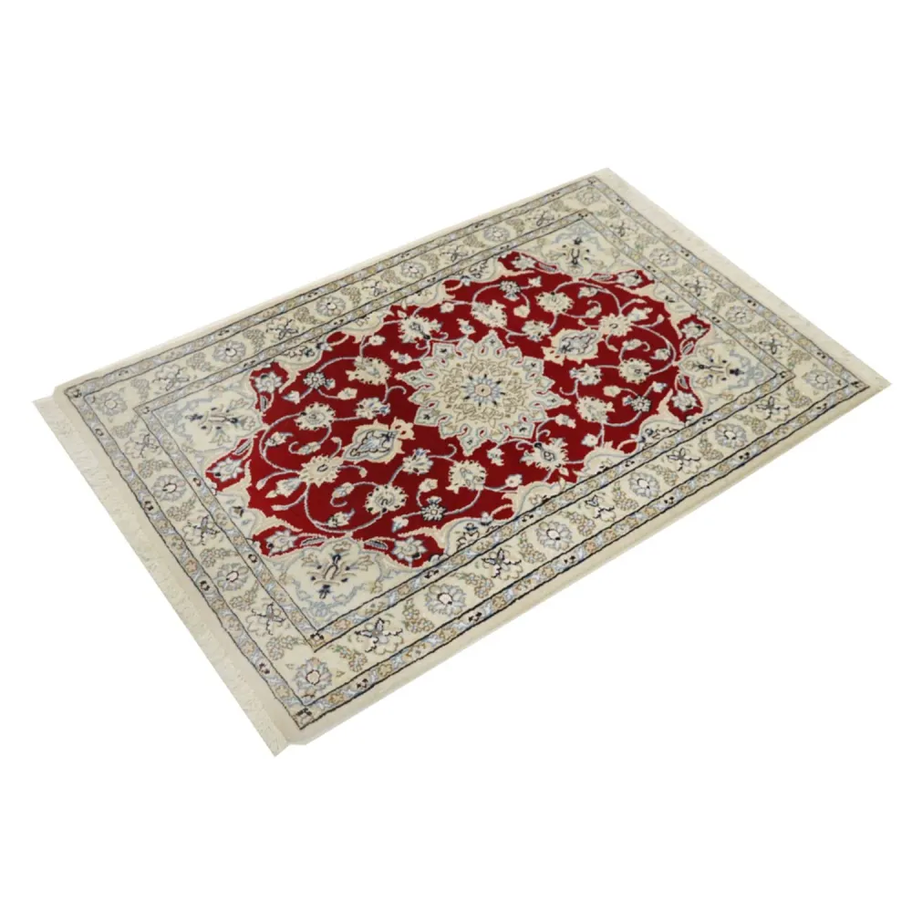 Tapete Persa - Nain - Royal - 90 x 60 cm - vermelho