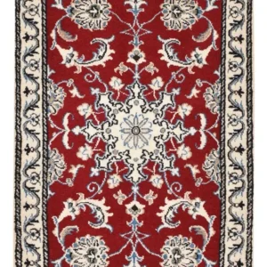 Tapete Persa - Nain - 89 x 58 cm - vermelho