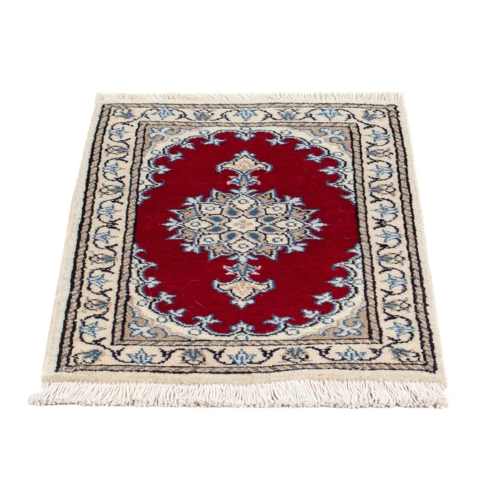Tapete Persa - Nain - 60 x 40 cm - vermelho