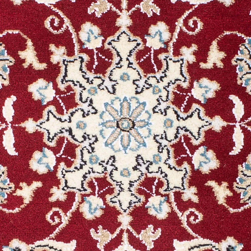 Tapete Persa - Nain - 89 x 56 cm - vermelho escuro
