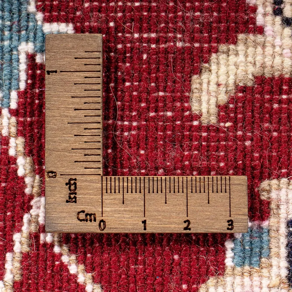 Tapete Persa - Nain - 89 x 56 cm - vermelho escuro