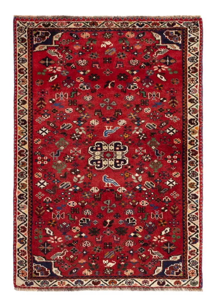 Tapete Persa - Nomadic - 109 x 73 cm - vermelho escuro
